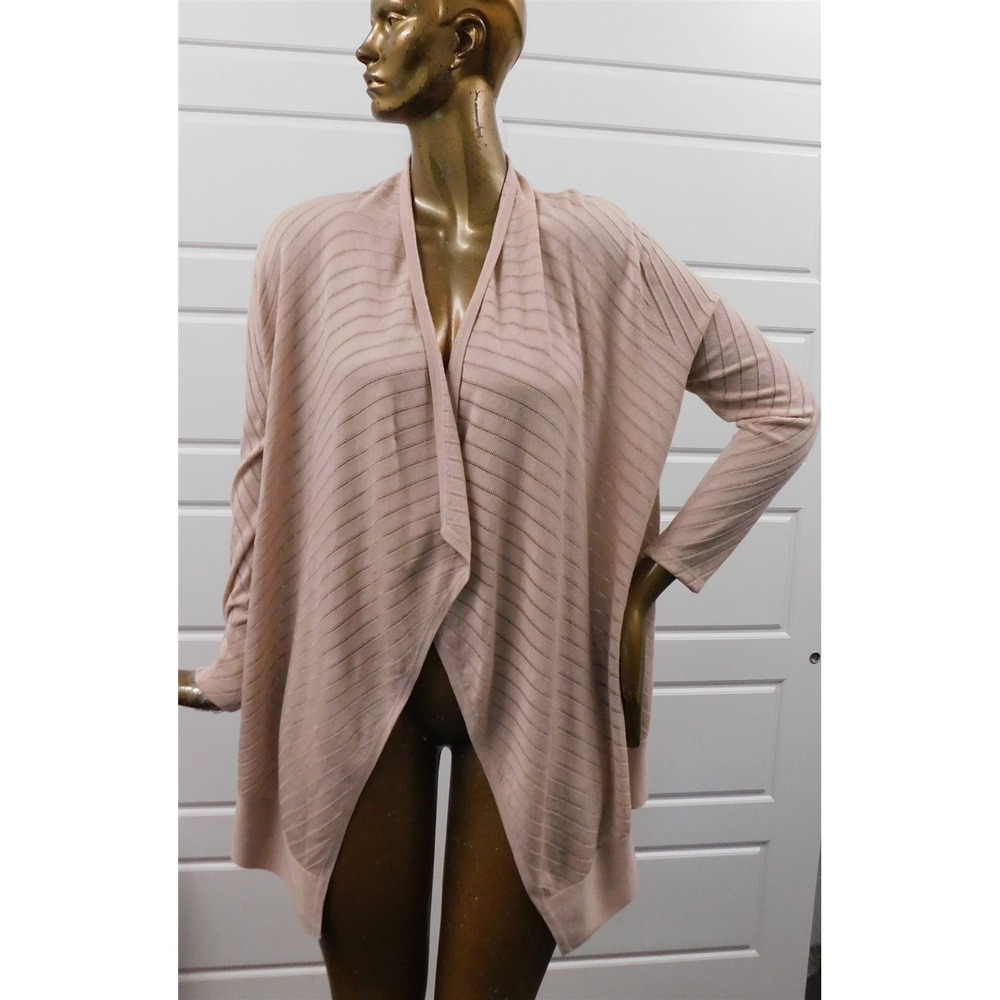 Neiman Marcus Silk Cashmere‎ Wool Blush Pink Shrug sz L